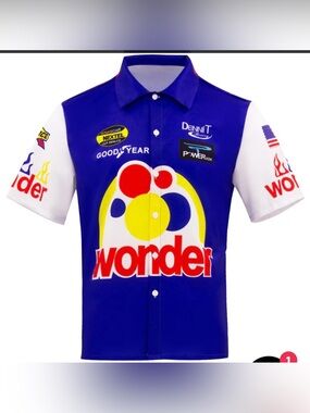 Ricky Bobby Shirt Talladega Nights Costume , Men size small, short sleeve